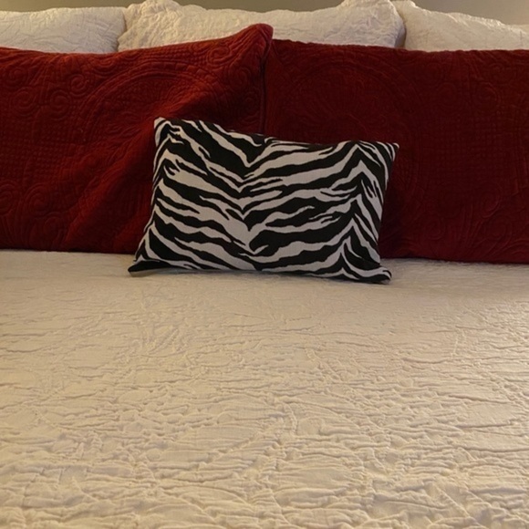 Zebra Print Custom Made Pillow Cover - Picture 6 of 8